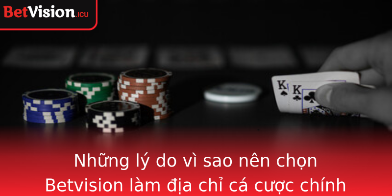 Những lý do vì sao nên chọn Betvision làm địa chỉ cá cược chính của bạn?